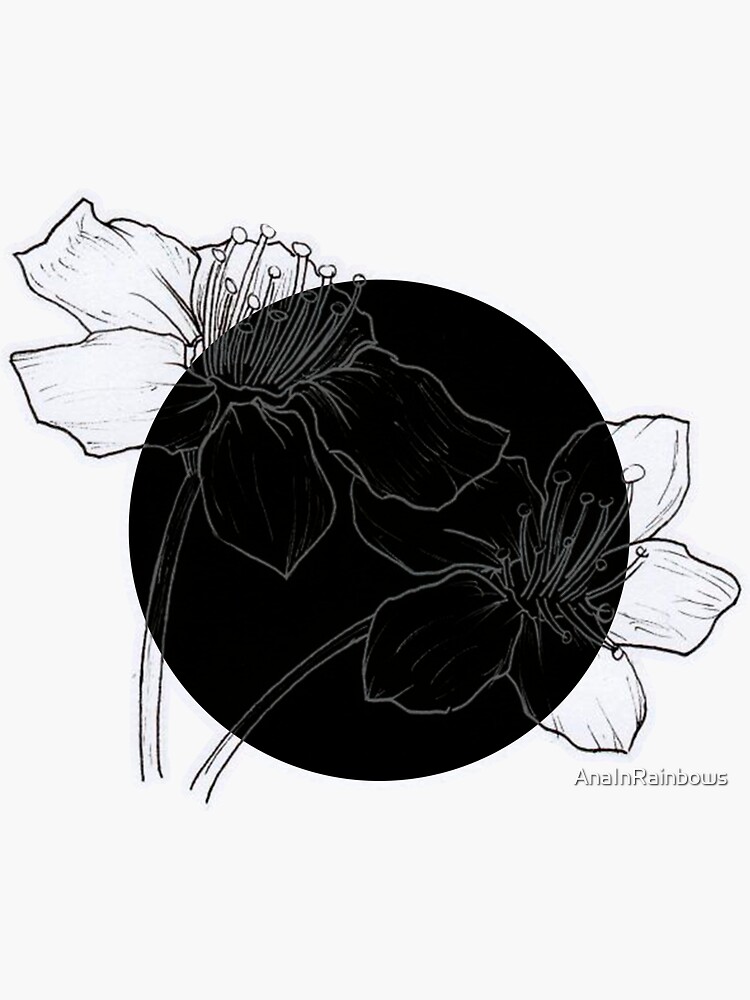 Black Flower Stickers by Recollections™