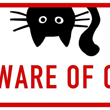Vorschaubild zum Design Vorsicht vor der Katze | Lustige schwarze Katze von Jenn Inashvili