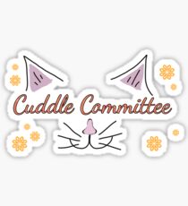 Cuddle Committee Sticker