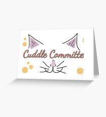 Cuddle Committee Greeting Card