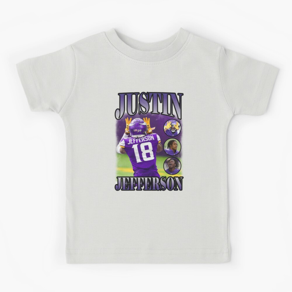 JUSTIN JEFFERSON  Kids T-Shirt for Sale by LOSTandLO