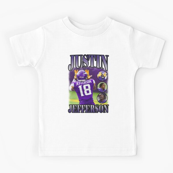 huckblade Justin Jefferson (variant) Kids T-Shirt