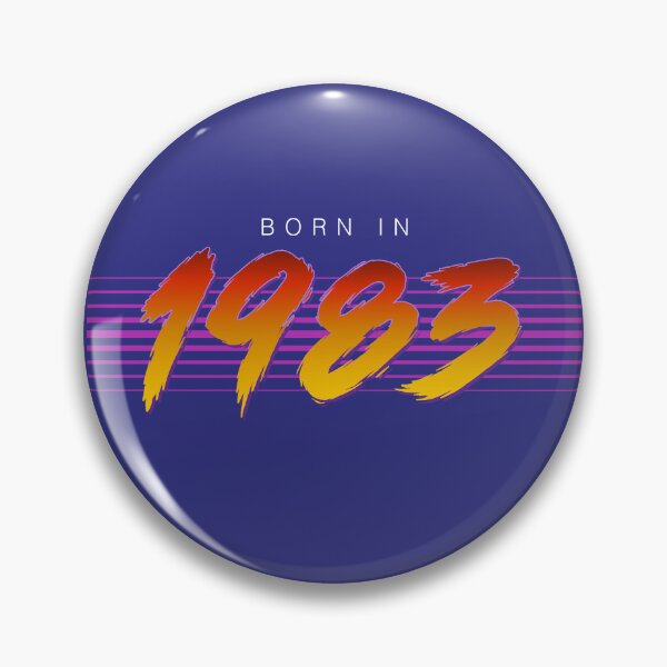 Item preview, Born in 1983, Retro 80's VIntage Design designed and sold by artandroam.
