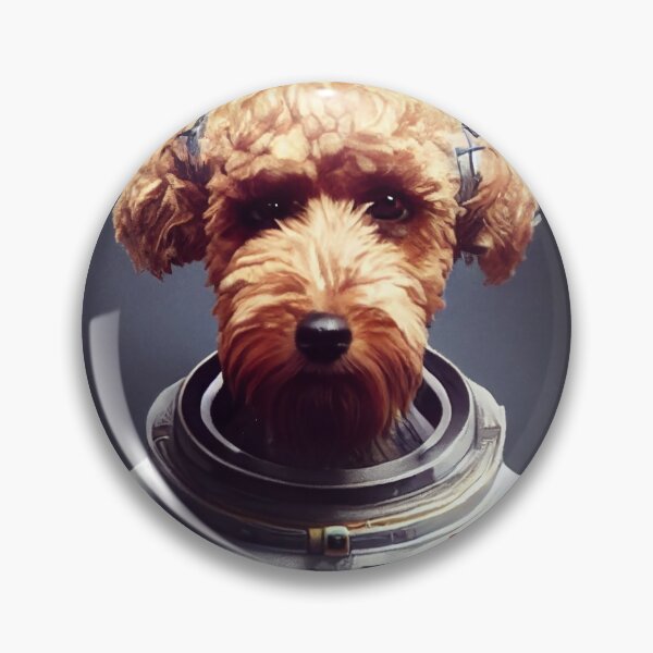 Item preview, astronauta airedale terrier designed and sold by Intrepix.