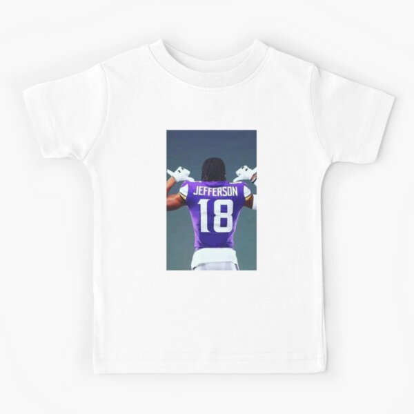 Justin Jefferson Jersey  Kids T-Shirt for Sale by LOSTandLO