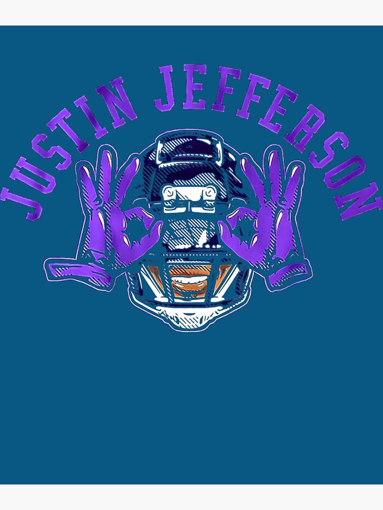 Justin Jefferson Jersey  Poster for Sale by LOSTandLO