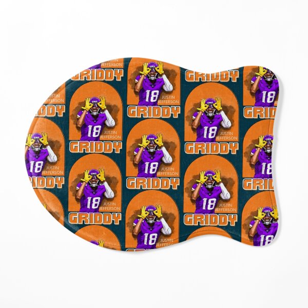 Minnesota Vikings Justin Jefferson The Griddy Toddler Fleece Hoodie - Ink  In Action