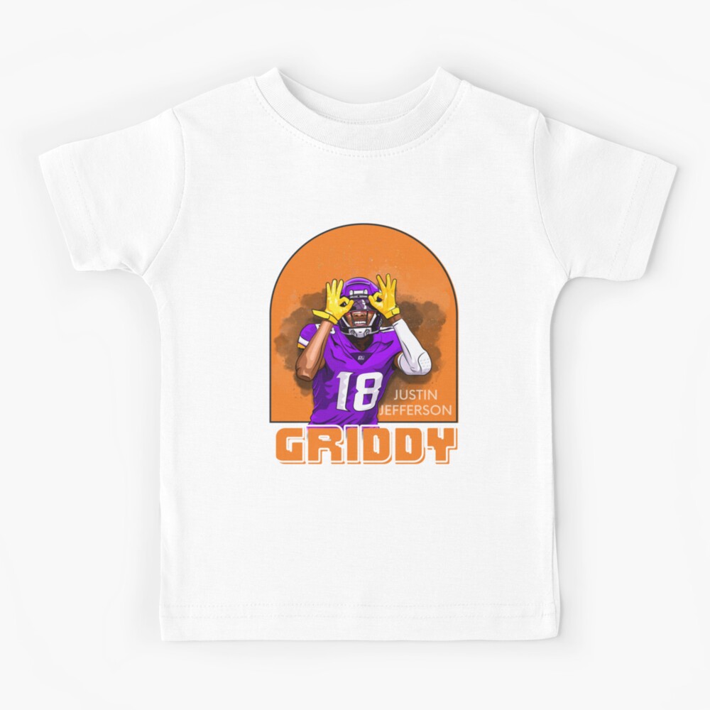 Justin Jefferson Griddy Shirt, Vintage Bootleg Unisex Hoodie Tee Tops