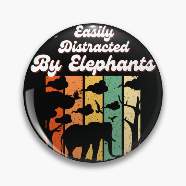 Item preview,   Easily distracted by elephant designed and sold by Douniaya.