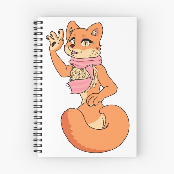Item preview, Fox waves in greetings designed and sold by Infer-X.
