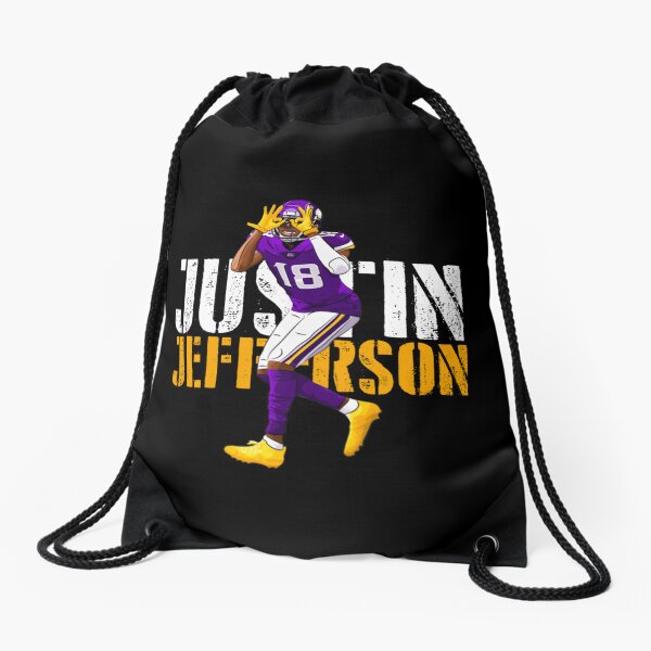JUSTIN JEFFERSON Classic  Drawstring Bag