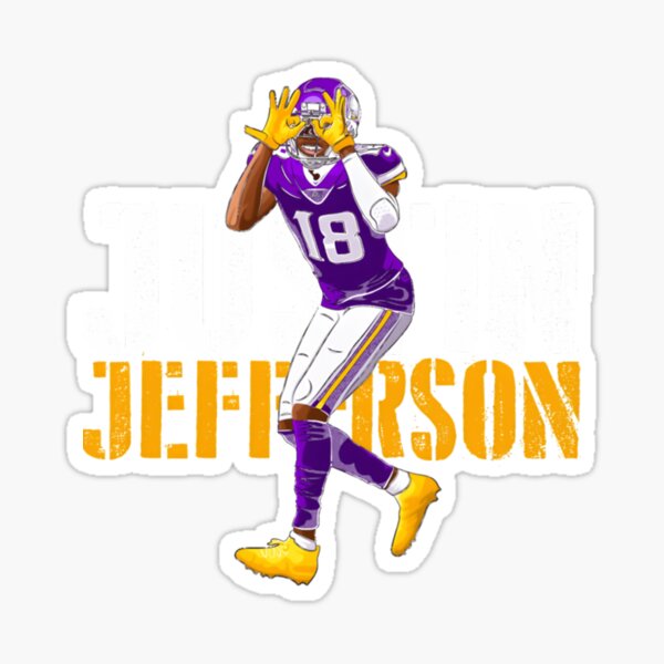 : Kid's T-Shirt Justin Jefferson Mirror Goat Minnesota