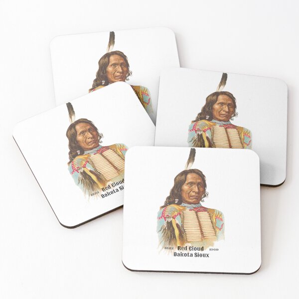 Item preview, Red Cloud - Dakota Sioux - Vintage Portrait Originally Allen & Ginter by heringa designed and sold by heringa.