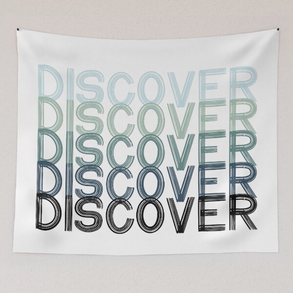 Item preview, Discover - Gradation - Cool Tones - Stacked Alphabet designed and sold by GWTF-Designs.