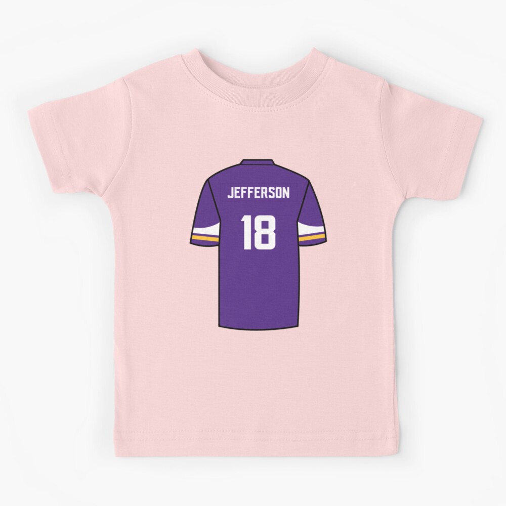 Justin Jefferson Youth Shirt  Minnesota Football Kids T-Shirt