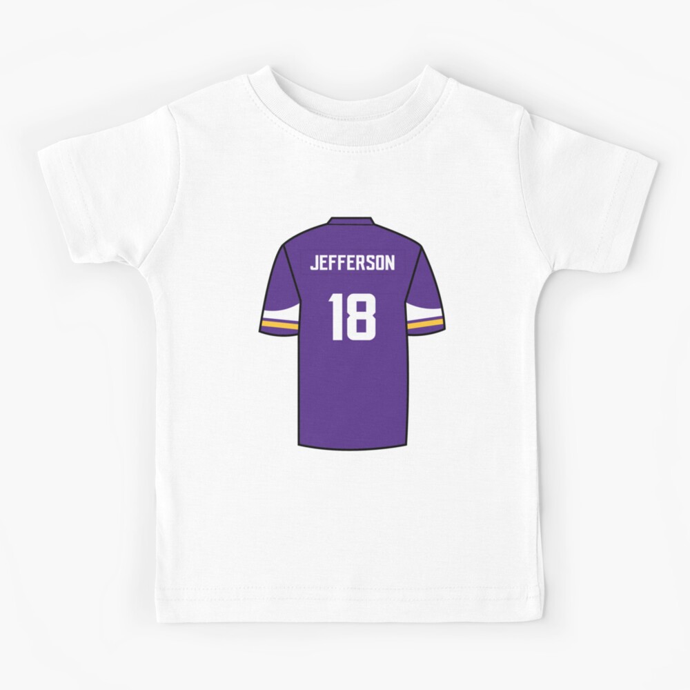 Justin Jefferson Jersey ' Kids T-Shirt for Sale by LOSTandLO