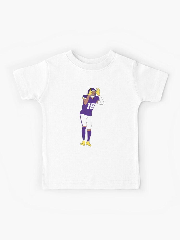 NFL Minnesota Vikings Toddler Boys' Short Sleeve Jefferson Jersey - 2T