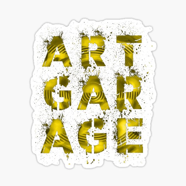 Street Art Garage Splash Graffiti Sticker