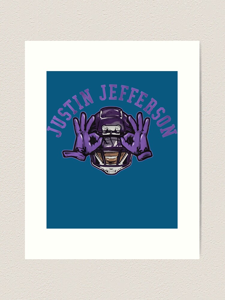 Justin Jefferson Jersey  Poster for Sale by LOSTandLO