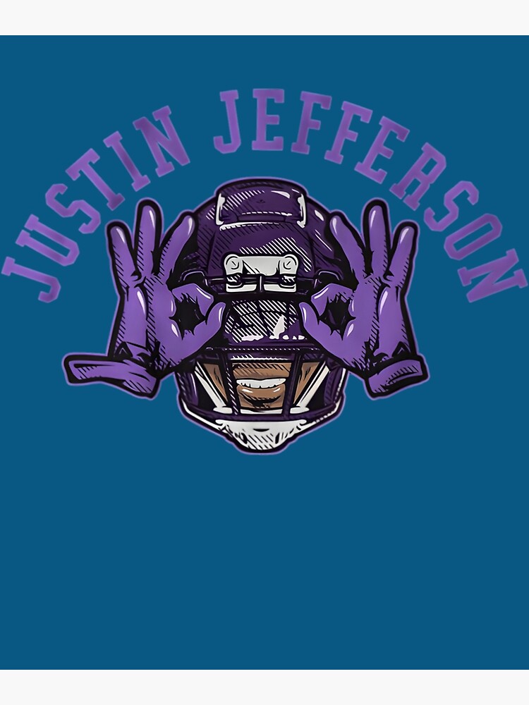 Justin Jefferson Jersey  Poster for Sale by LOSTandLO