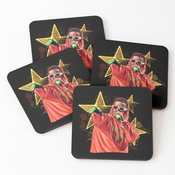 Item preview, Daddy Yankee with Gold Stars designed and sold by OmoYolo.