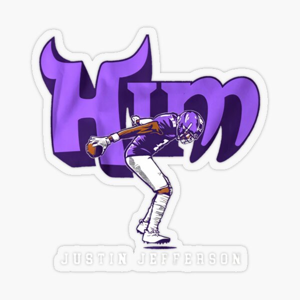 Justin Jefferson Jersey  Poster for Sale by LOSTandLO