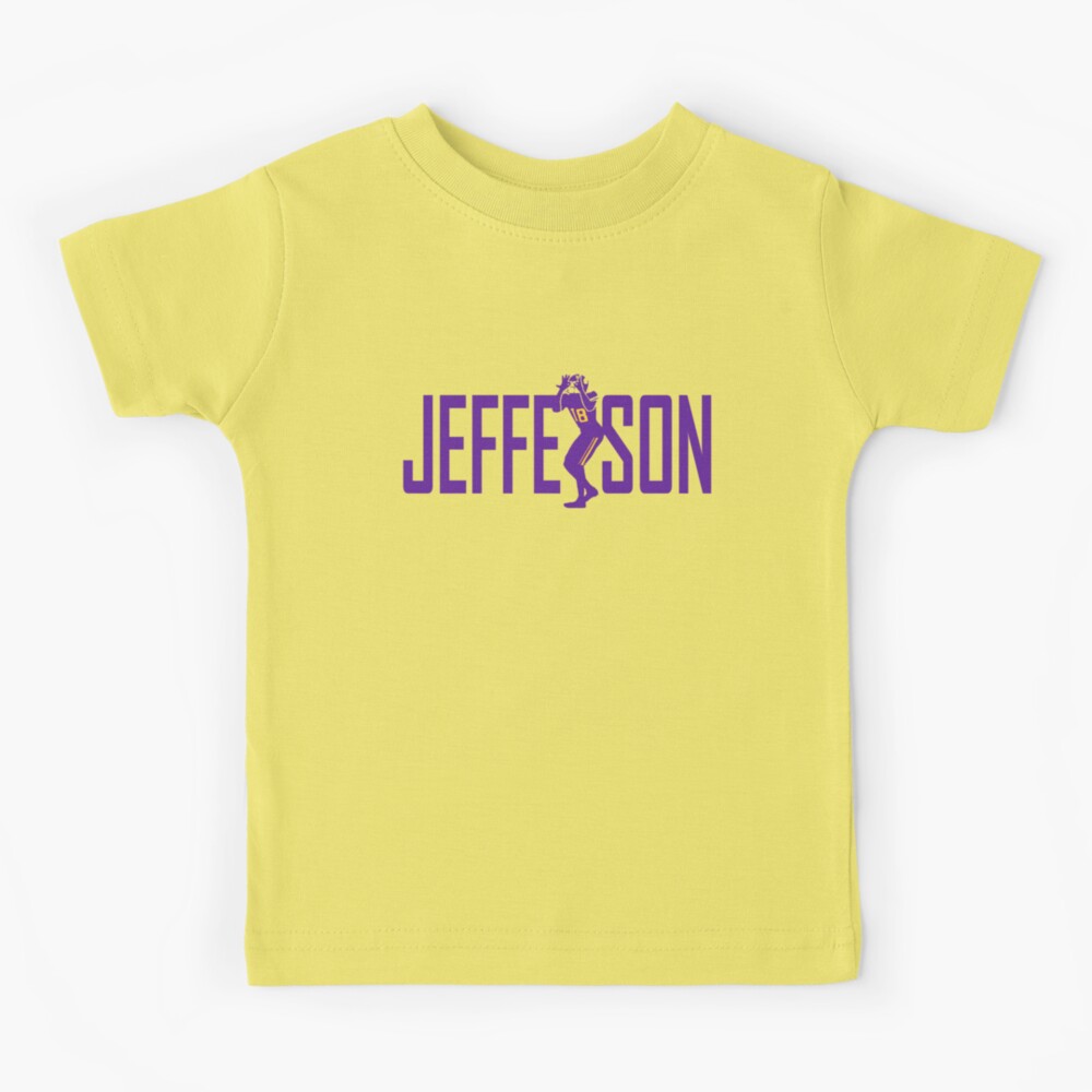 Justin Jefferson Jersey  Kids T-Shirt for Sale by LOSTandLO