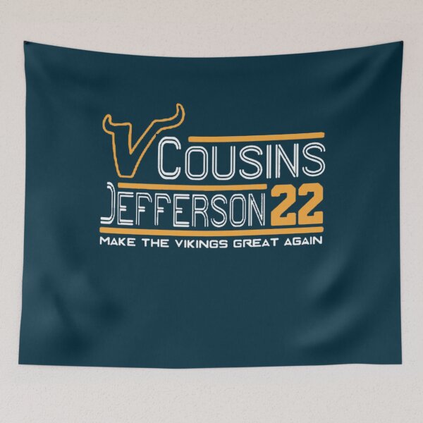 Item preview, Kirk Cousins Justin Jefferson 2022  designed and sold by LOSTandLO.