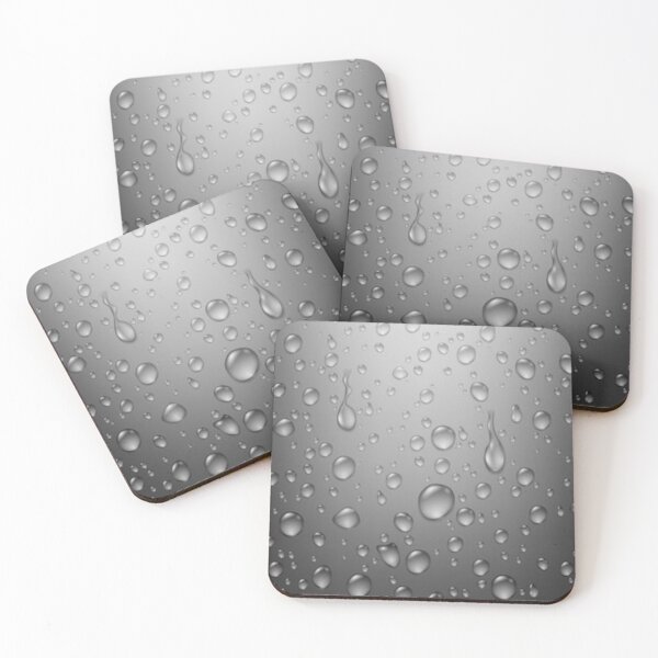 Item preview, Cool grey waterdrops seamless pattern designed and sold by BEAUTY ⭐⭐⭐⭐⭐.