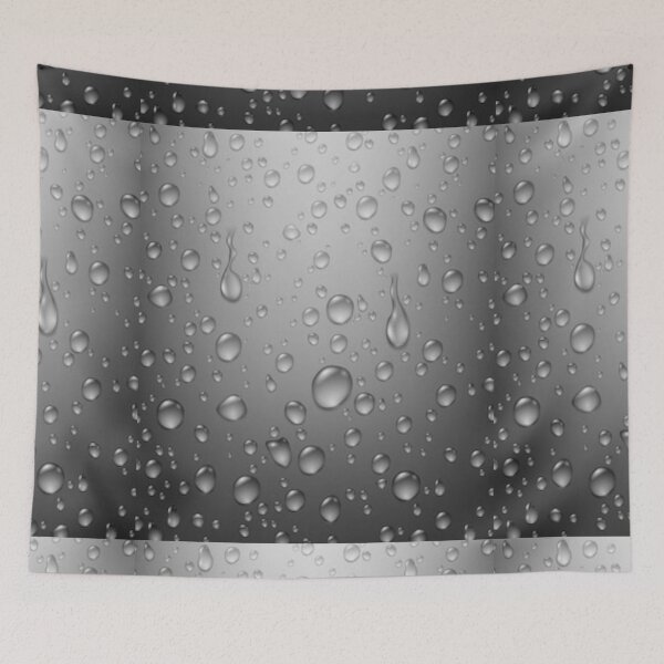 Item preview, Cool grey waterdrops seamless pattern designed and sold by BEAUTY ⭐⭐⭐⭐⭐.