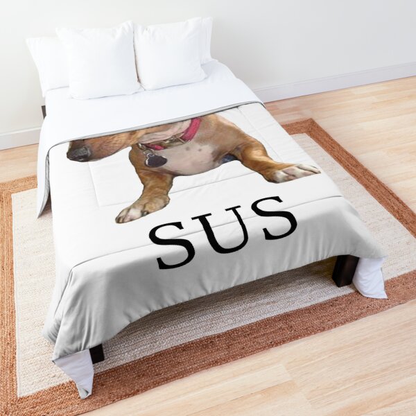Sus dog meme Pet Mat for Sale by TheBigSadShop