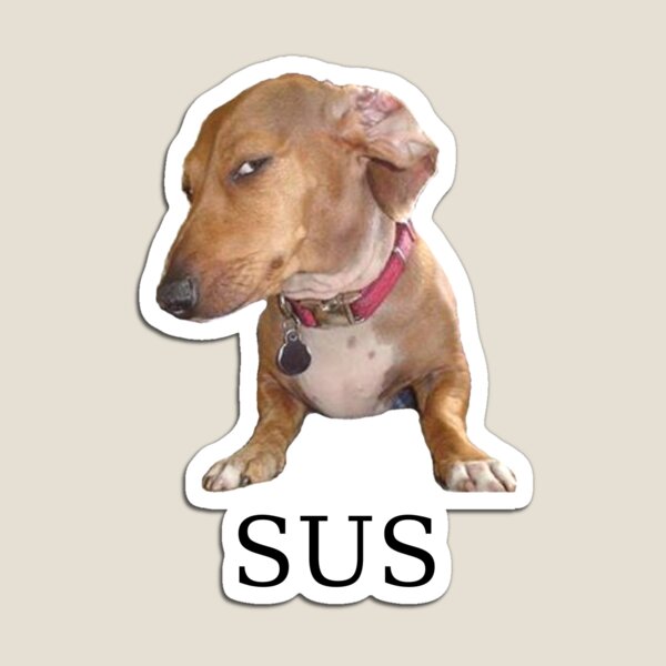 Sus dog meme Bath Mat for Sale by TheBigSadShop