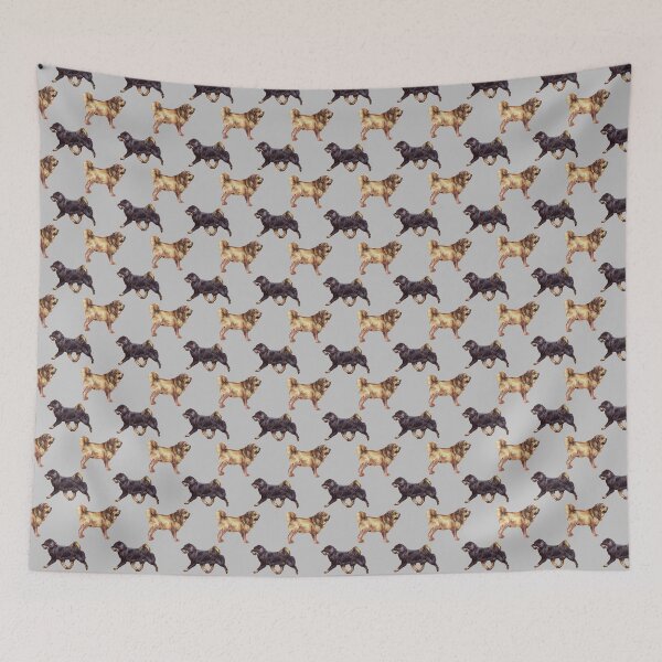 Item preview, Tibetan Mastiff Repeat Pattern designed and sold by Amber Westwood.