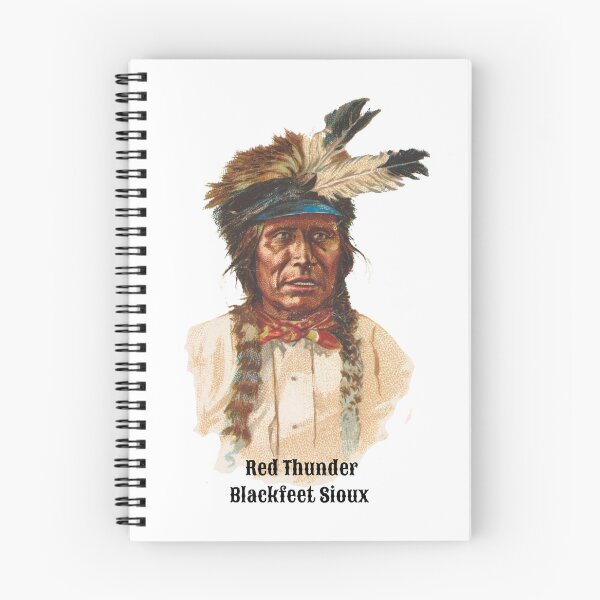 Item preview, Red Thunder - Blackfeet Sioux - Vintage Portrait Originally Allen & Ginter by heringa designed and sold by heringa.