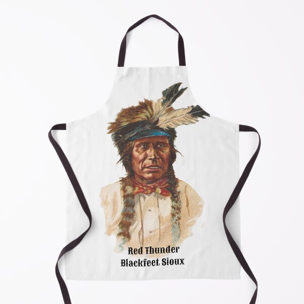 Item preview, Red Thunder - Blackfeet Sioux - Vintage Portrait Originally Allen & Ginter by heringa designed and sold by heringa.
