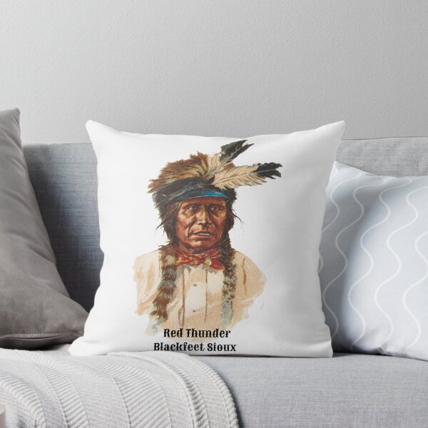 Item preview, Red Thunder - Blackfeet Sioux - Vintage Portrait Originally Allen & Ginter by heringa designed and sold by heringa.
