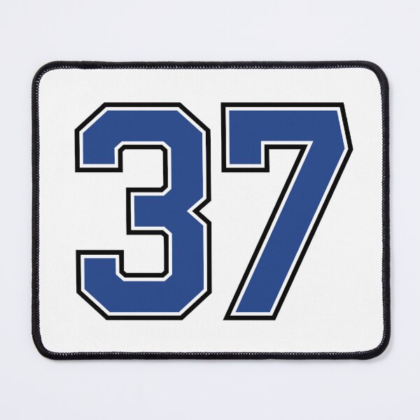 Item preview, Number 37 lucky sports jersey thirty seven designed and sold by HeavyStyle.
