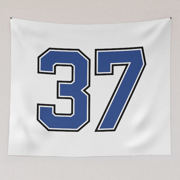 Item preview, Number 37 lucky sports jersey thirty seven designed and sold by HeavyStyle.