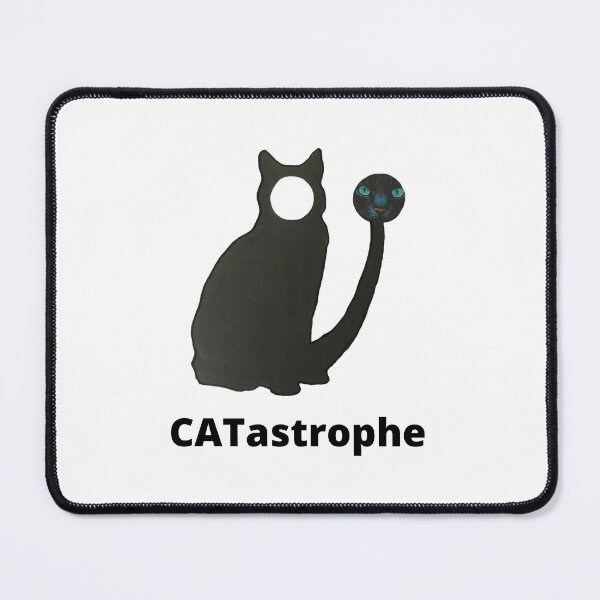 Item preview, CATastrophe quirky cat image designed and sold by Bagsyrose.