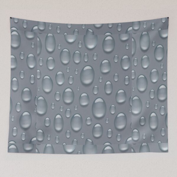 Item preview, Cool grey waterdrops seamless pattern designed and sold by BEAUTY ⭐⭐⭐⭐⭐.