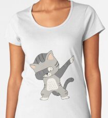 Dabbing Cat T-Shirt Women's Premium T-Shirt