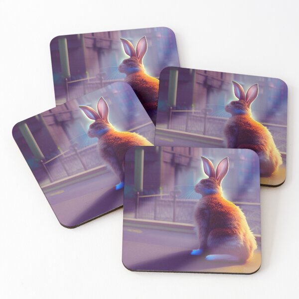 Item preview, Rabbit In The City designed and sold by InkDropFalls.