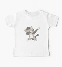 Dabbing Cat T-Shirt Baby Tee
