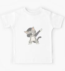 Dabbing Cat T-Shirt Kids Tee