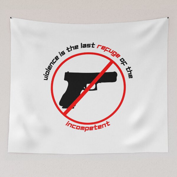 Item preview, Violence Is The Refuge Of The Incompetent - 2nd of October designed and sold by PVSKI.