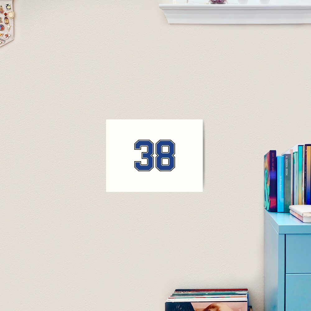 Number 38 lucky sports jersey thirty eight