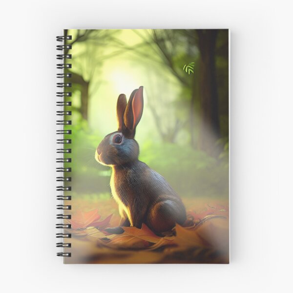 Item preview, Rabbit in the woods designed and sold by InkDropFalls.