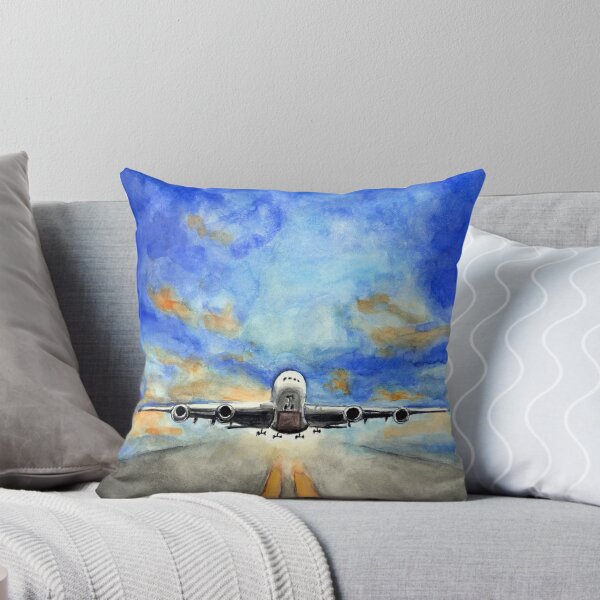 Item preview, Airplane Take Off Still Life Painting designed and sold by creategoodluck.
