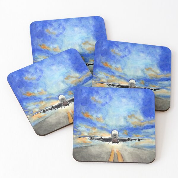 Item preview, Airplane Take Off Still Life Painting designed and sold by creategoodluck.