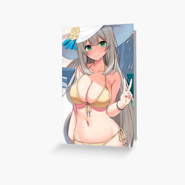 Izayoi Nonomi Swimsuit Blue Archive Lewd Ba Sexy Tits Busty Panty Lewd Anime Hentai Girl